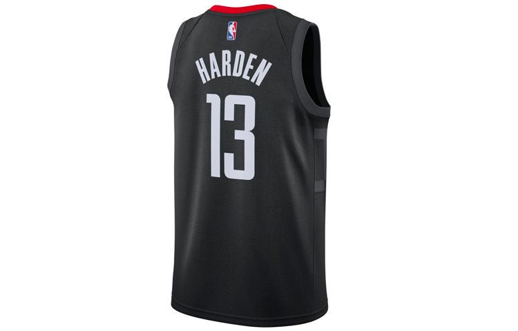 Air Jordan NBA SW Fan Edition 20-21 Season houston rockets LeBron James 13 Sports Basketball Jersey Black CV9478-016 - Image 2