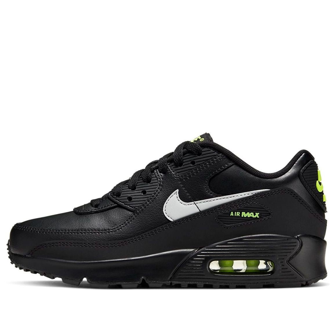 (GS) Nike Air Max 90 'Black Volt' CV9608-001