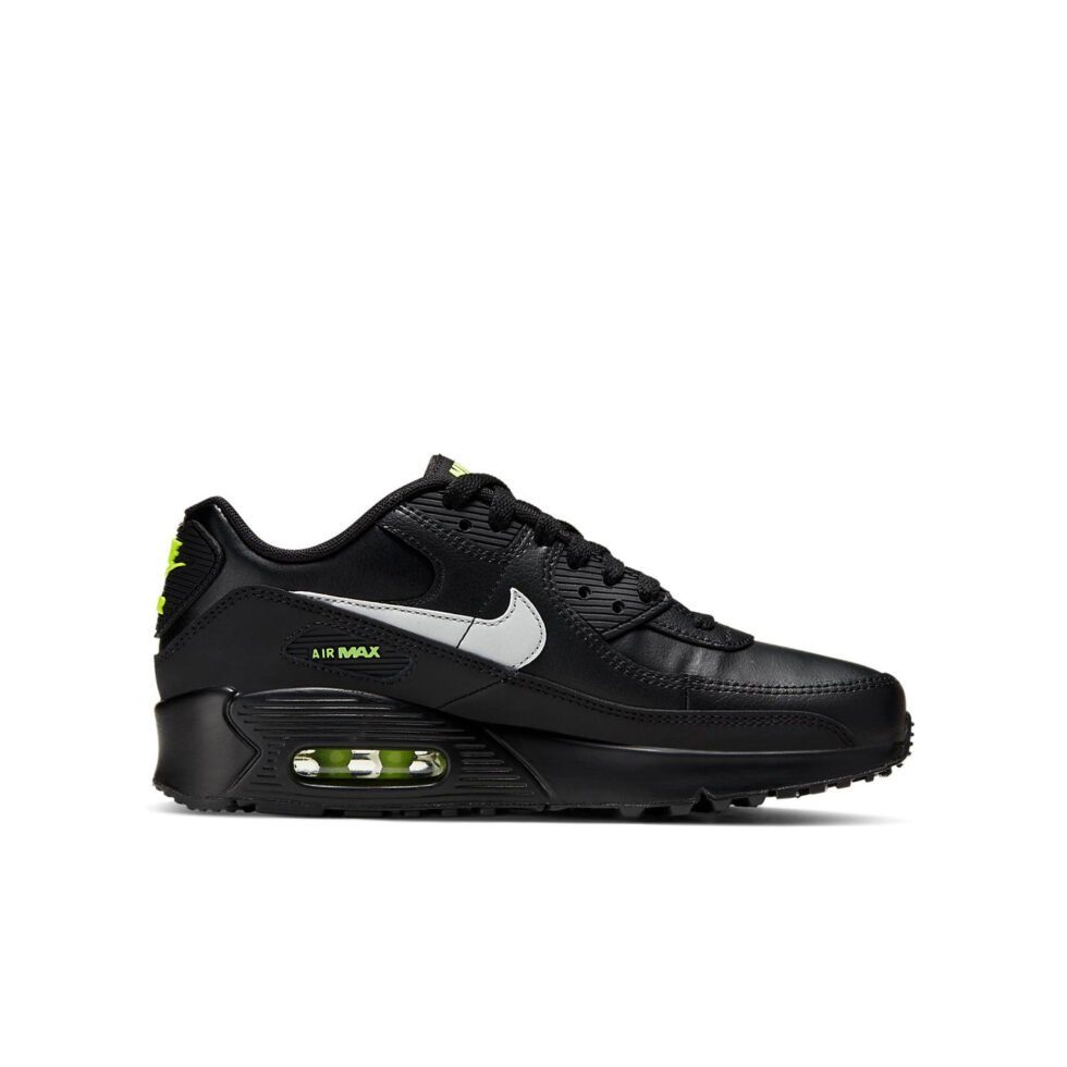 (GS) Nike Air Max 90 'Black Volt' CV9608-001 - Image 2