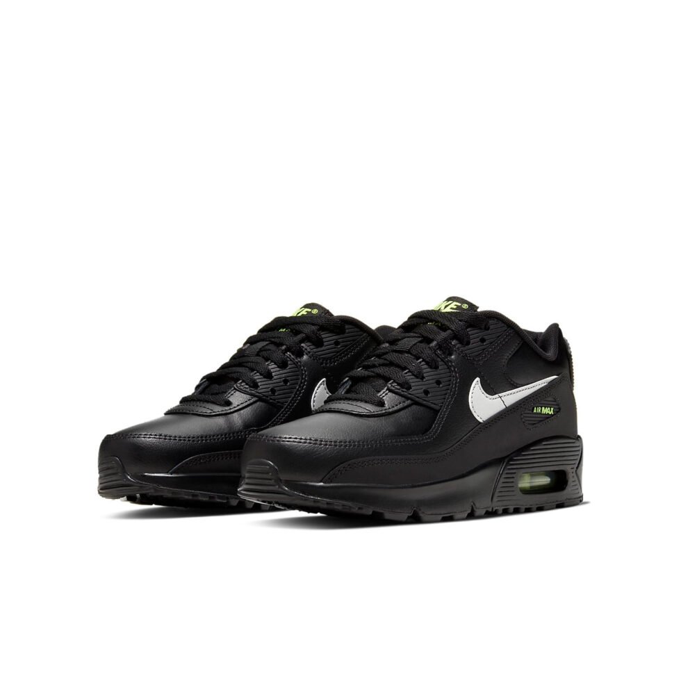 (GS) Nike Air Max 90 'Black Volt' CV9608-001 - Image 3