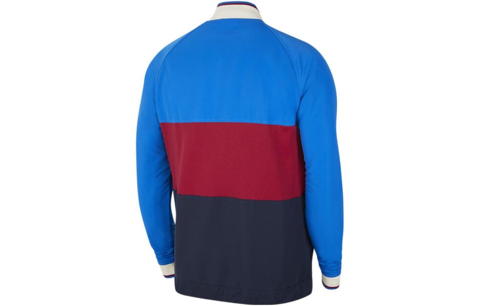 Nike FC Barcelona Full Zip Soccer Track Jacket 'Blue' CV9914-427 - Image 2