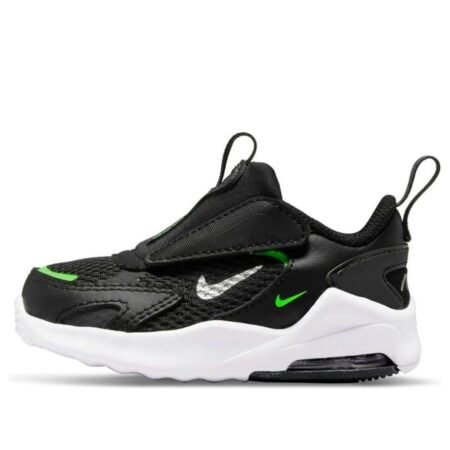(TD) Nike Air Max Bolt Low-Top Running Shoes Black/White CW1629-006