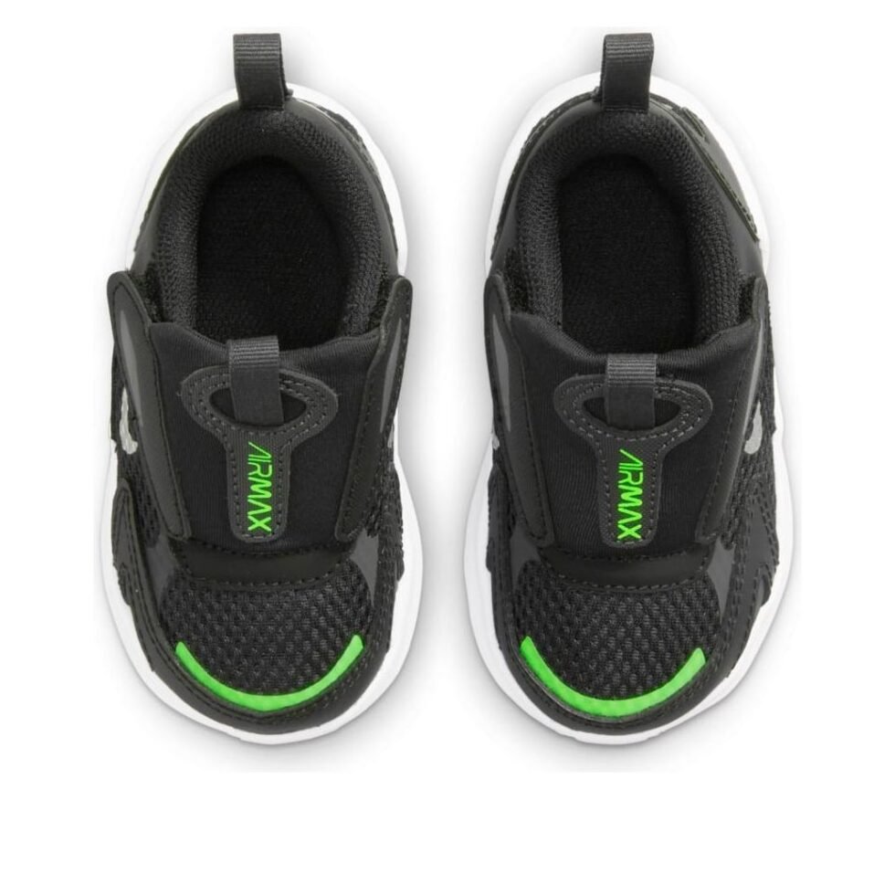 (TD) Nike Air Max Bolt Low-Top Running Shoes Black/White CW1629-006 - Image 4