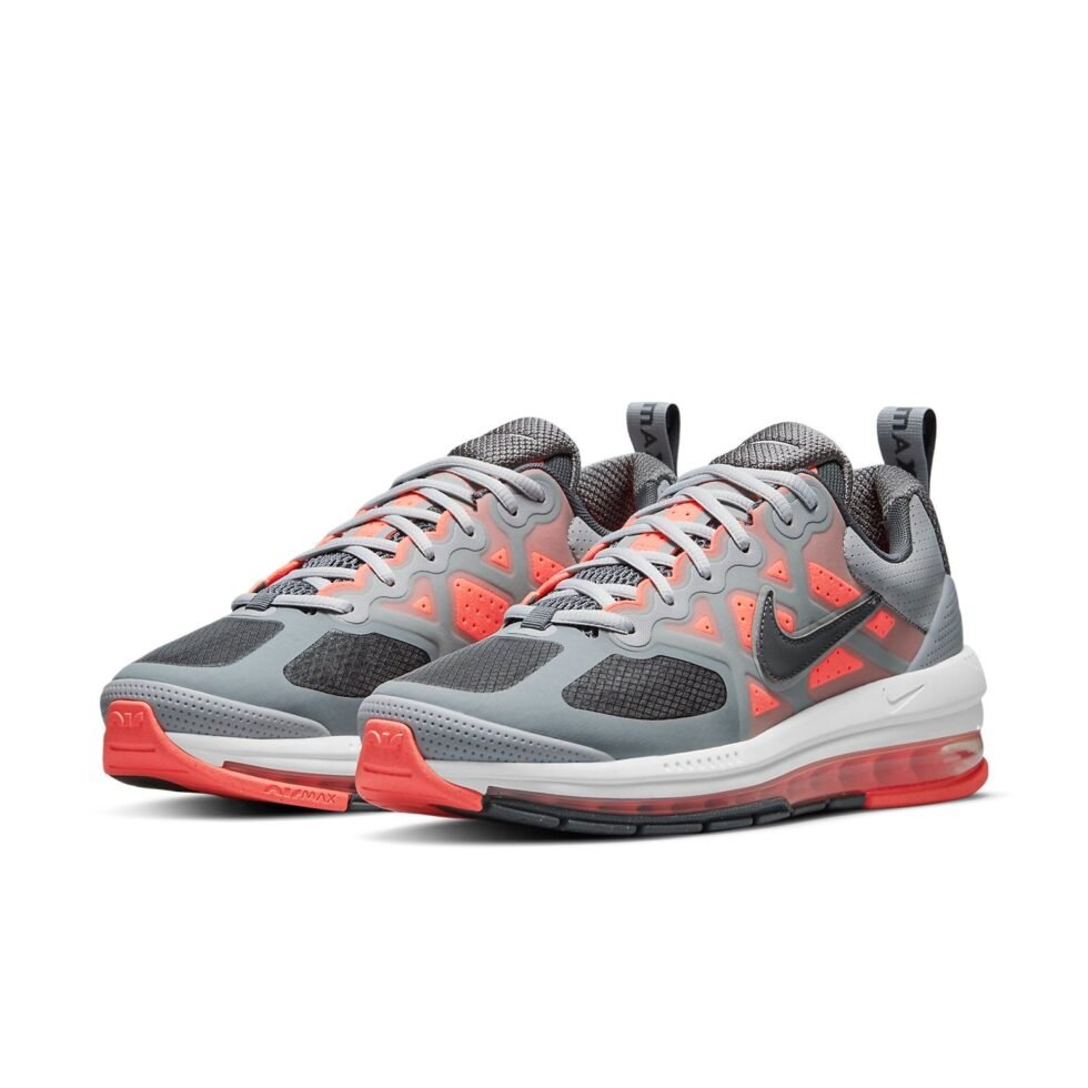 Nike Air Max Genome 'Light Smoke Grey Bright Mango' CW1648-004 - Image 3