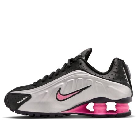 (GS) Nike Shox R4 'Black Metallic Silver Pinksicle' CW2626-006