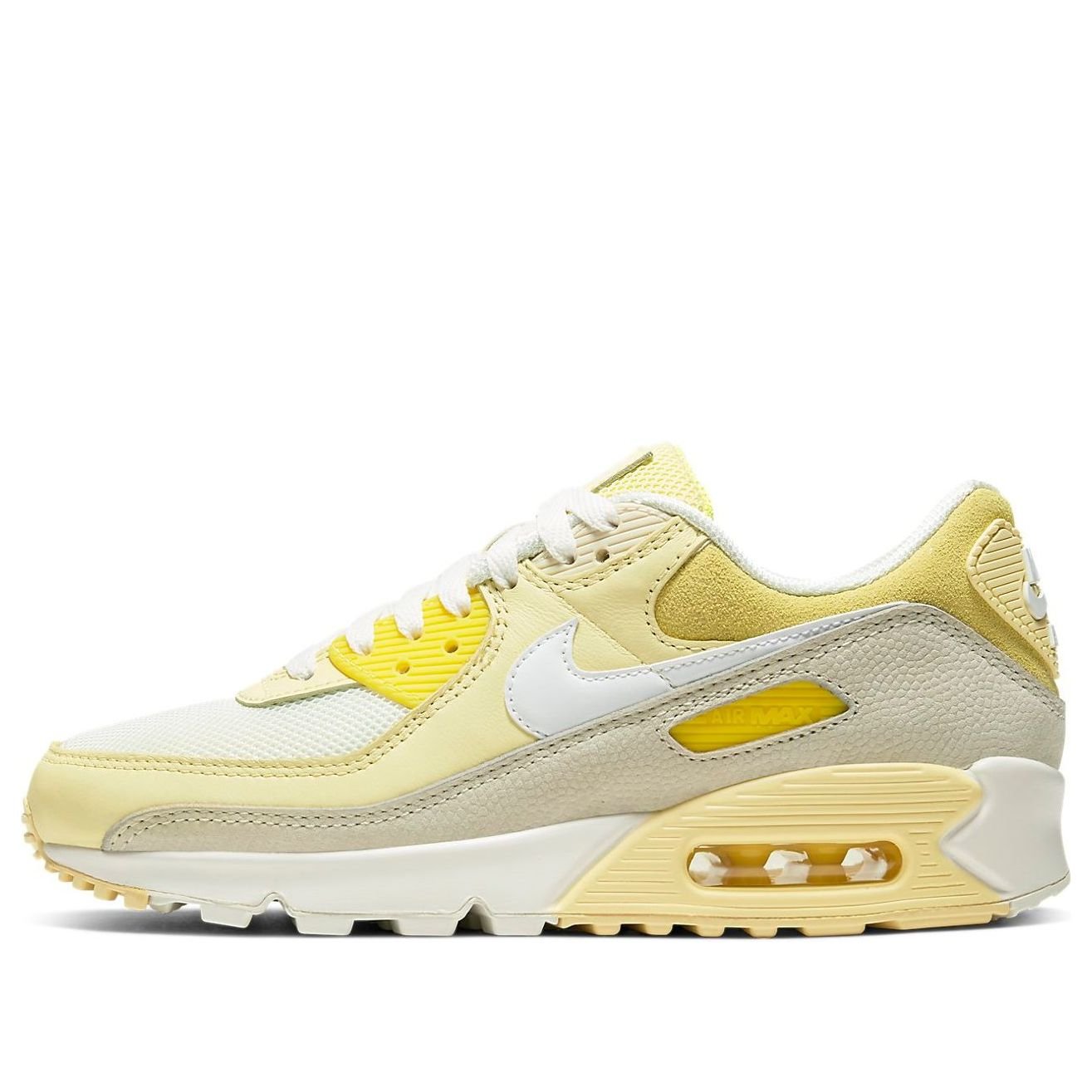 (WMNS) Nike Air Max 90 Recraft 'Lemon' CW2654-700