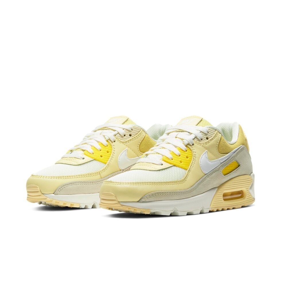 (WMNS) Nike Air Max 90 Recraft 'Lemon' CW2654-700 - Image 3