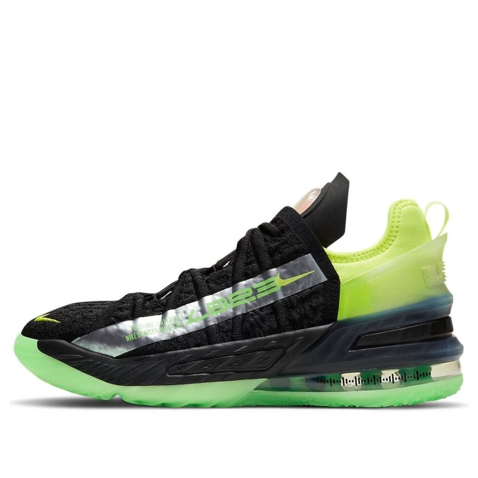 (GS) Nike LeBron 18 'Black Crimson Volt' CW2760-009