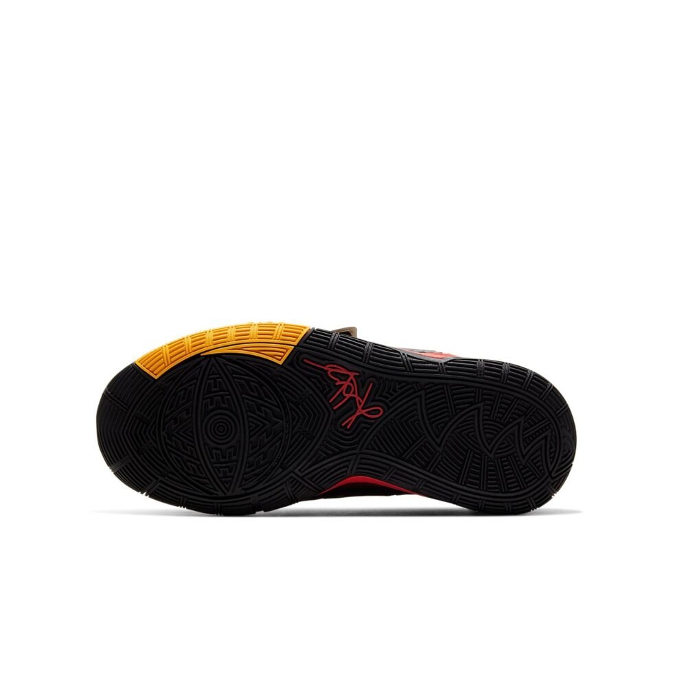 (GS) Nike Kyrie 6 'Red Black Yellow' CW3042-600 - Image 6
