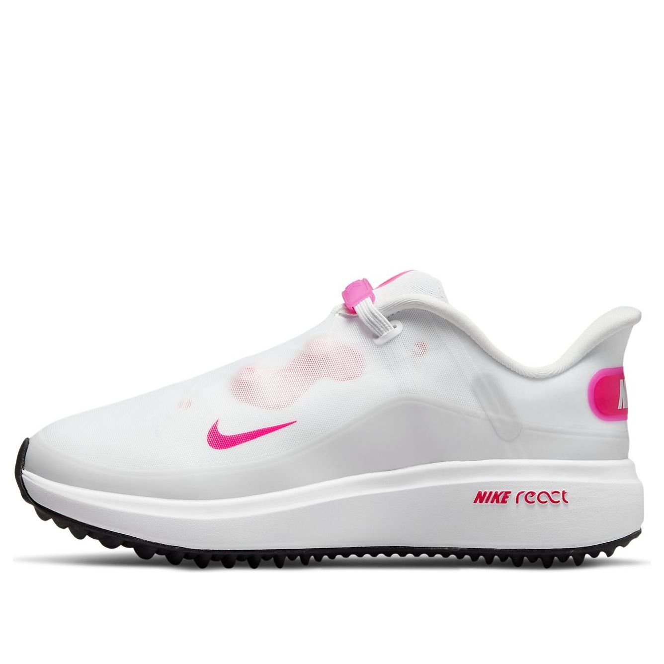 (WMNS) Nike React Ace Tour 'White Pink Prime' CW3096-105