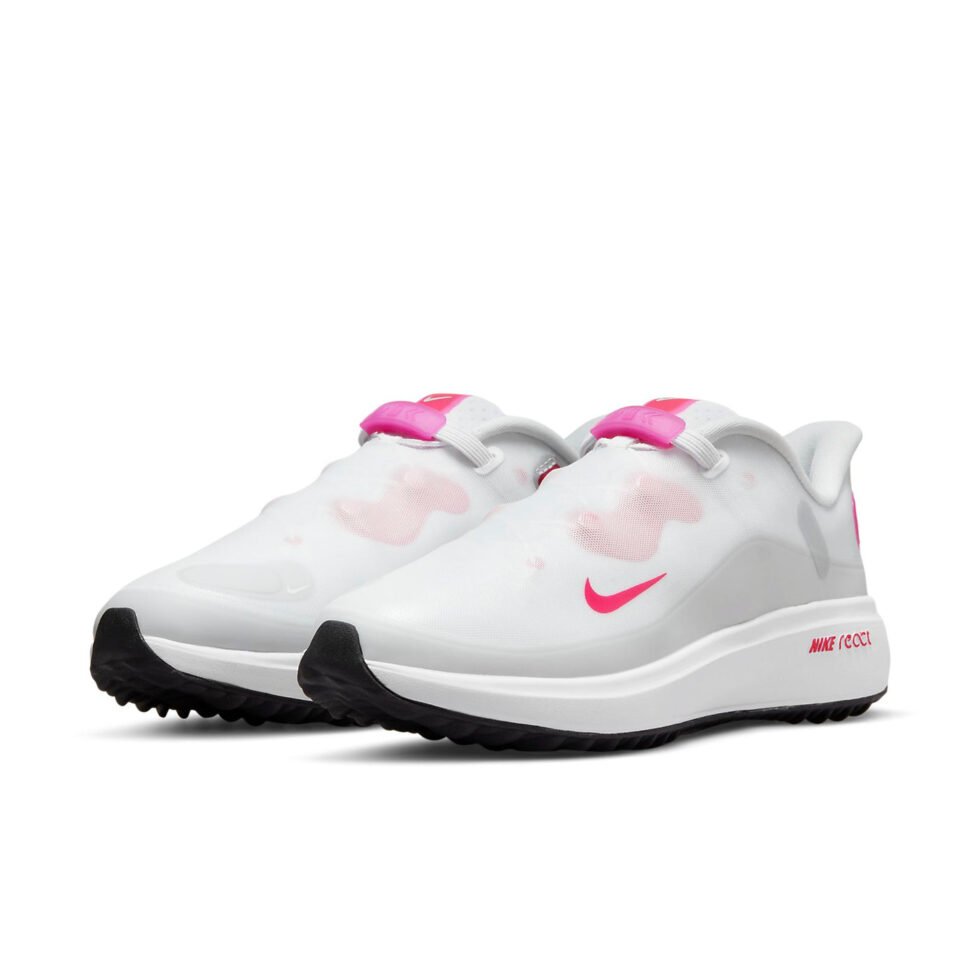 (WMNS) Nike React Ace Tour 'White Pink Prime' CW3096-105 - Image 3