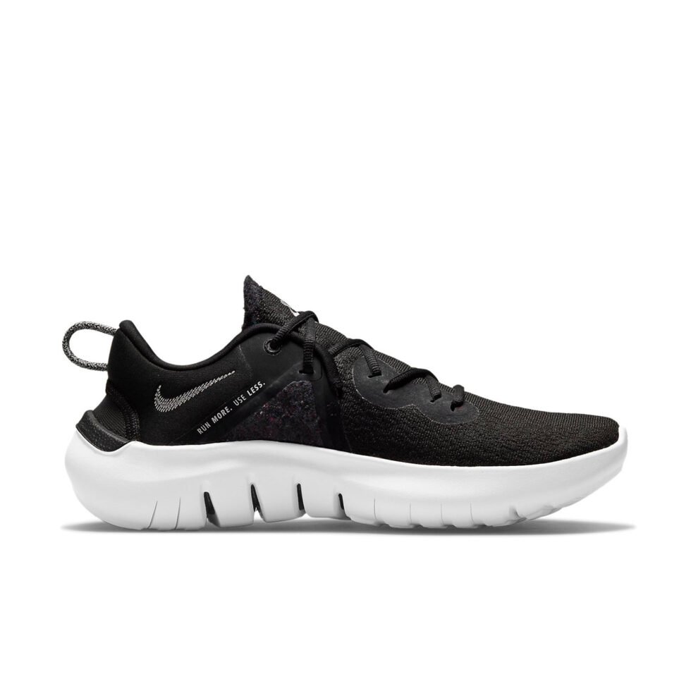 (WMNS) Nike Flex Run 2021 'Black Dark Smoke Grey' CW3409-002 - Image 2
