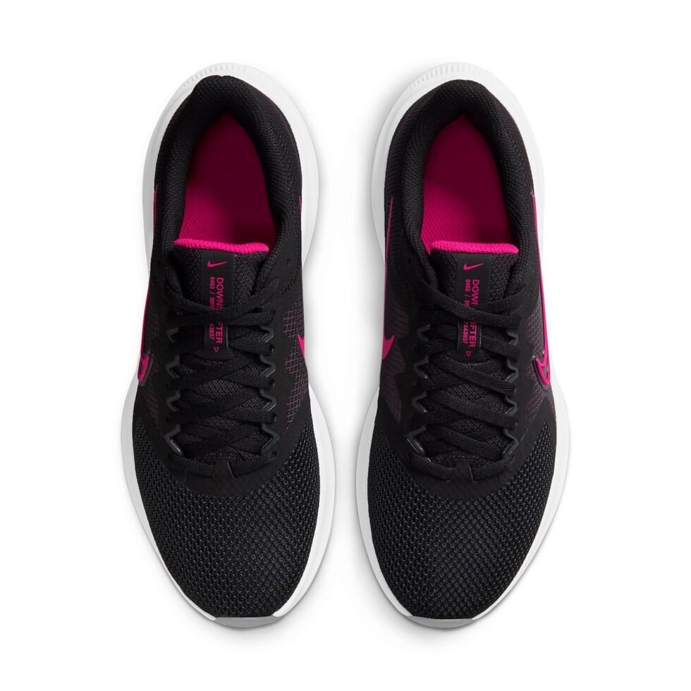 (WMNS) Nike Downshifter 11 'Black Pink White' CW3413-004 - Image 4