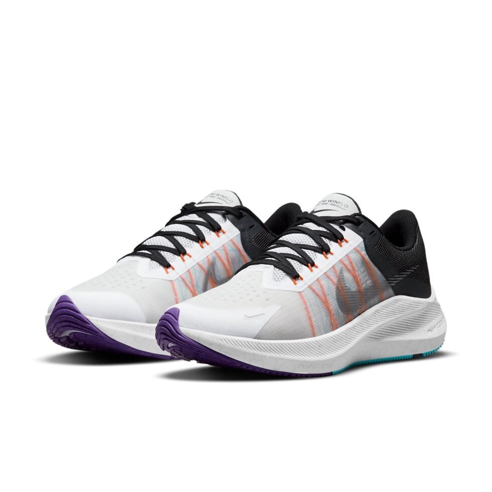 (WMNS) Nike Air Zoom Winflo 8 'White Black' CW3421-103 - Image 3