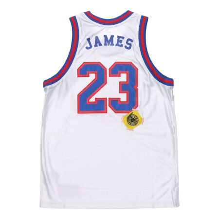 Nike NBA Large Dunk 2 Space Jam LeBron James 23 Large Jersey White CW4279-100