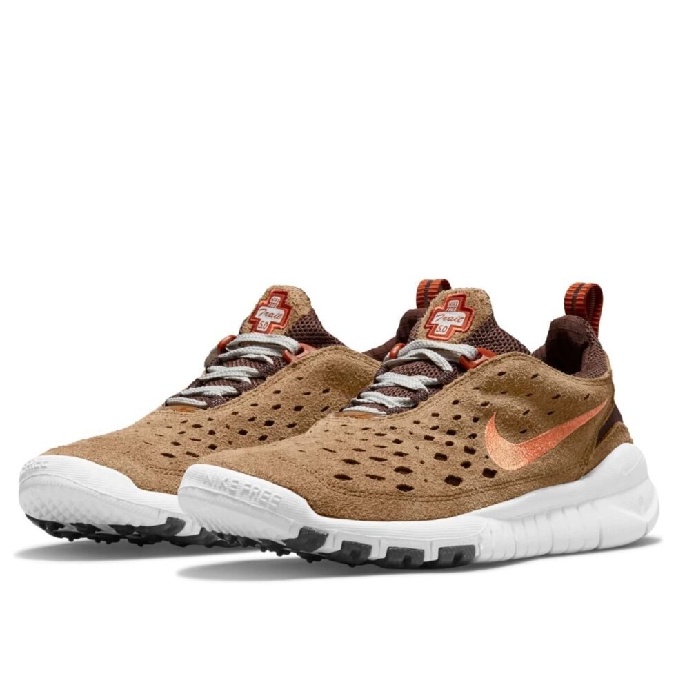 Nike Free Run Trail 'Dark Driftwood' CW5814-200 - Image 3