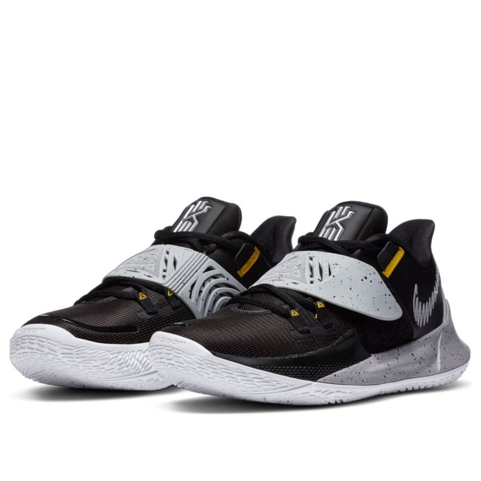 Nike Kyrie Low 3 Team 'Black Wolf Grey' CW6228-004 - Image 3