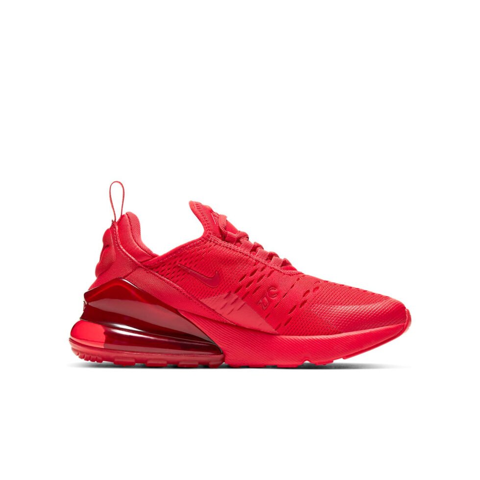 (GS) Nike Air Max 270 'University Red' CW6987-600 - Image 2