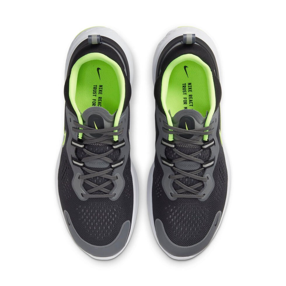 Nike React Miler 2 'Smoke Grey Volt' CW7121-002 - Image 4