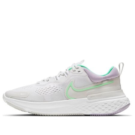 (WMNS) Nike React Miler 2 'Platinum Tint Green Glow' CW7136-002
