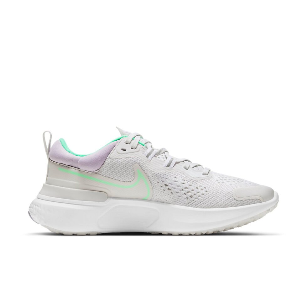 (WMNS) Nike React Miler 2 'Platinum Tint Green Glow' CW7136-002 - Image 2