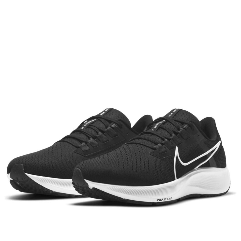 Nike Air Zoom Pegasus 38 'Black White' CW7356-002 - Image 3