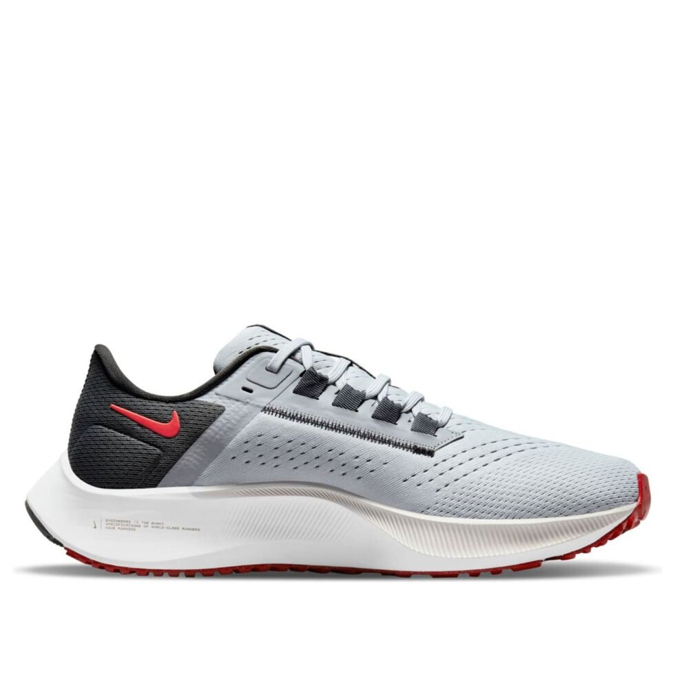 Nike Air Zoom Pegasus 38 'Pure Platinum Chile Red' CW7356-004 - Image 2