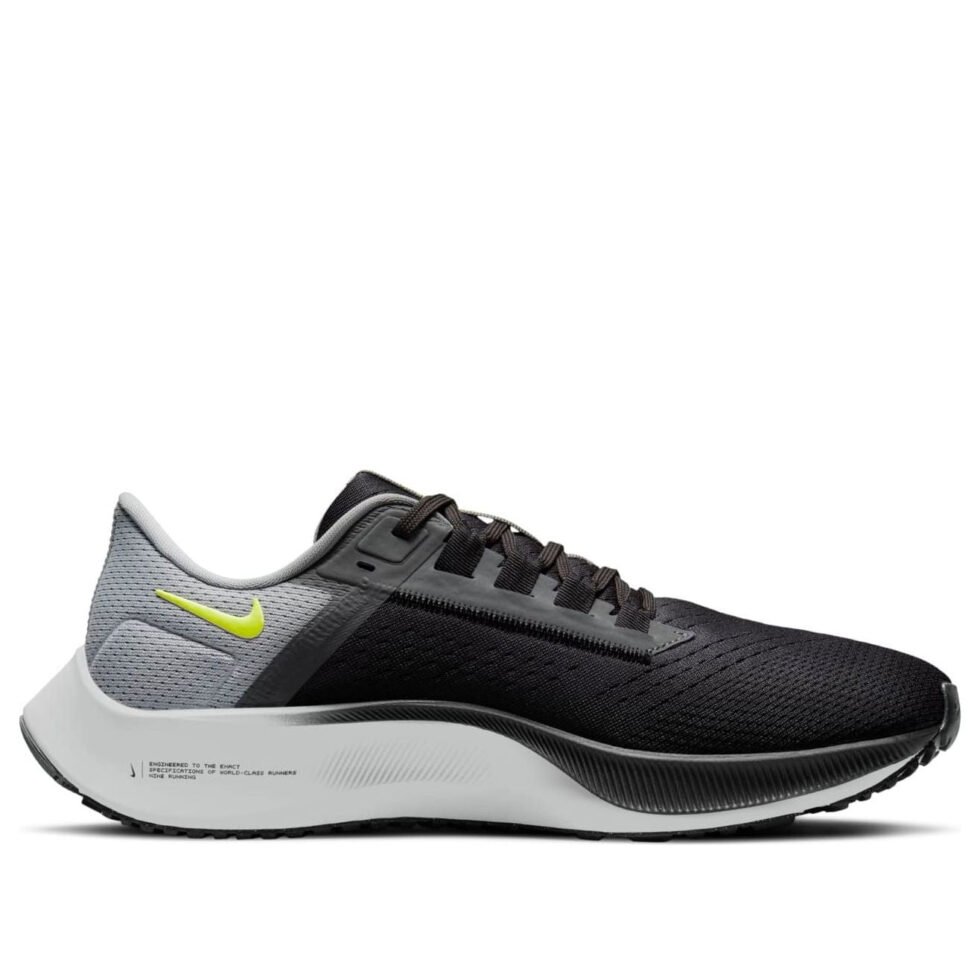 Nike Air Zoom Pegasus 38 'Dark Smoke Grey Volt' CW7356-005 - Image 2