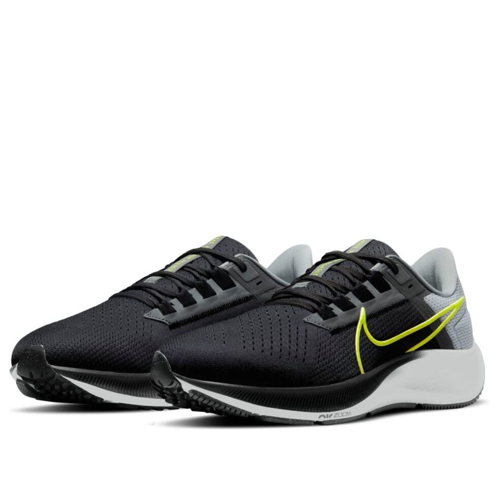 Nike Air Zoom Pegasus 38 'Dark Smoke Grey Volt' CW7356-005 - Image 3