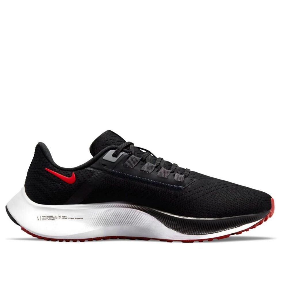 Nike Air Zoom Pegasus 38 'Black Light Crimson' CW7356-008 - Image 2