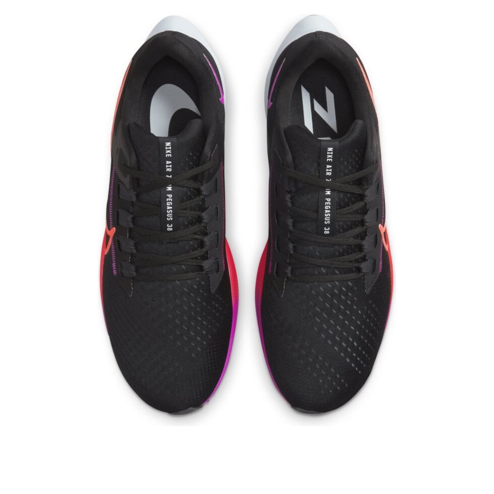 Nike Air Zoom Pegasus 38 'Black Hyper Violet' CW7356-011 - Image 2