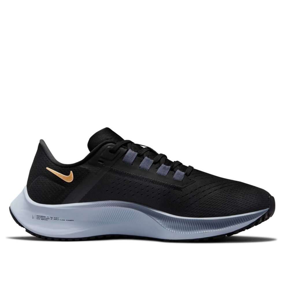 (WMNS) Nike Air Zoom Pegasus 38 'Black Metallic Gold Coin' CW7358-004 - Image 2