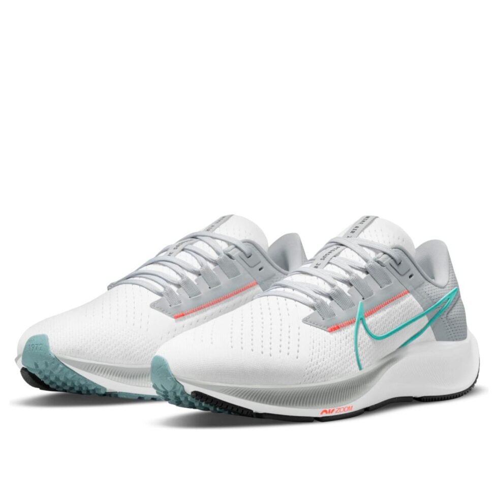 (WMNS) Nike Air Zoom Pegasus 38 'White Dynamic Turquoise' CW7358-105 - Image 3