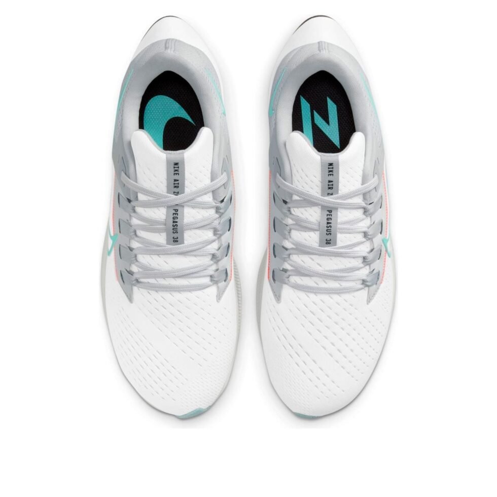 (WMNS) Nike Air Zoom Pegasus 38 'White Dynamic Turquoise' CW7358-105 - Image 4
