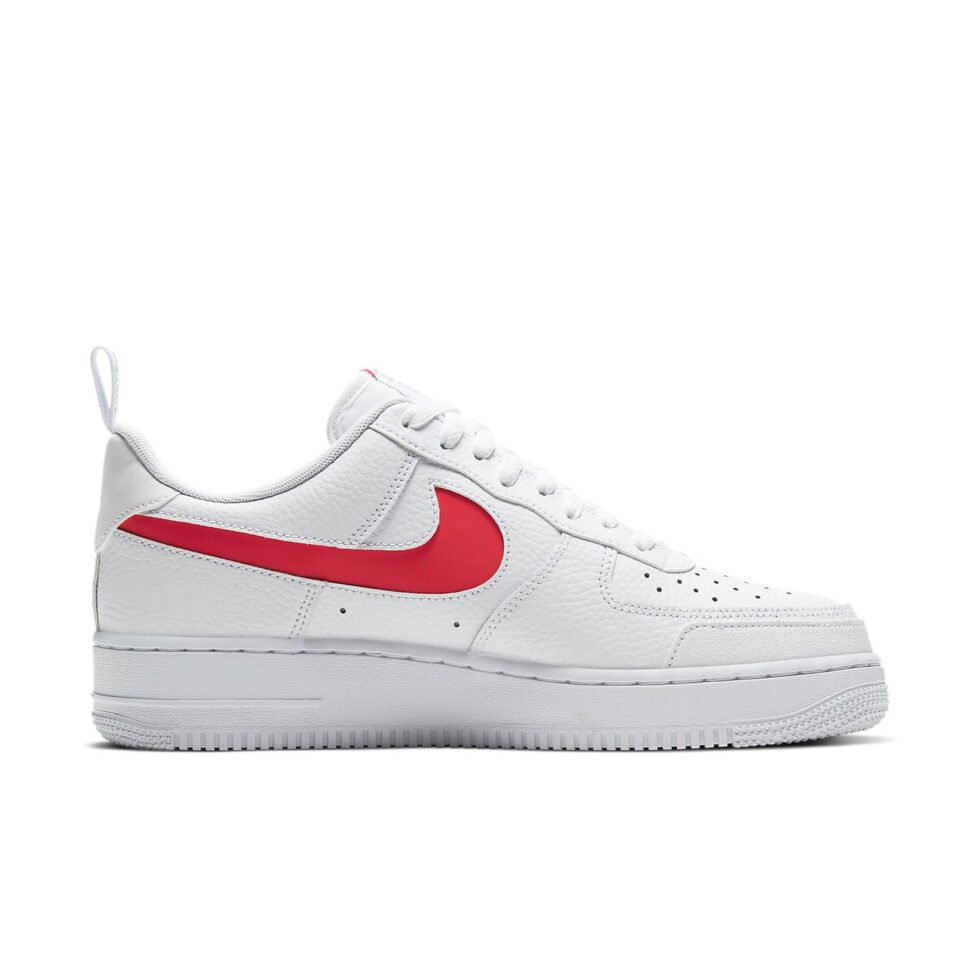 Nike Air Force 1 Low Utility 'White Red' CW7579-101 - Image 2