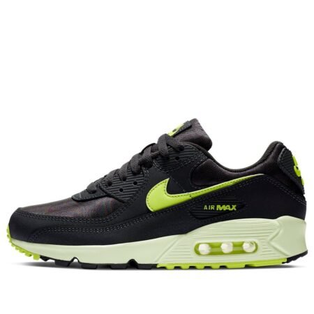 (WMNS) Nike Air Max 90 'Dark Smoke Grey Volt' CZ0378-001