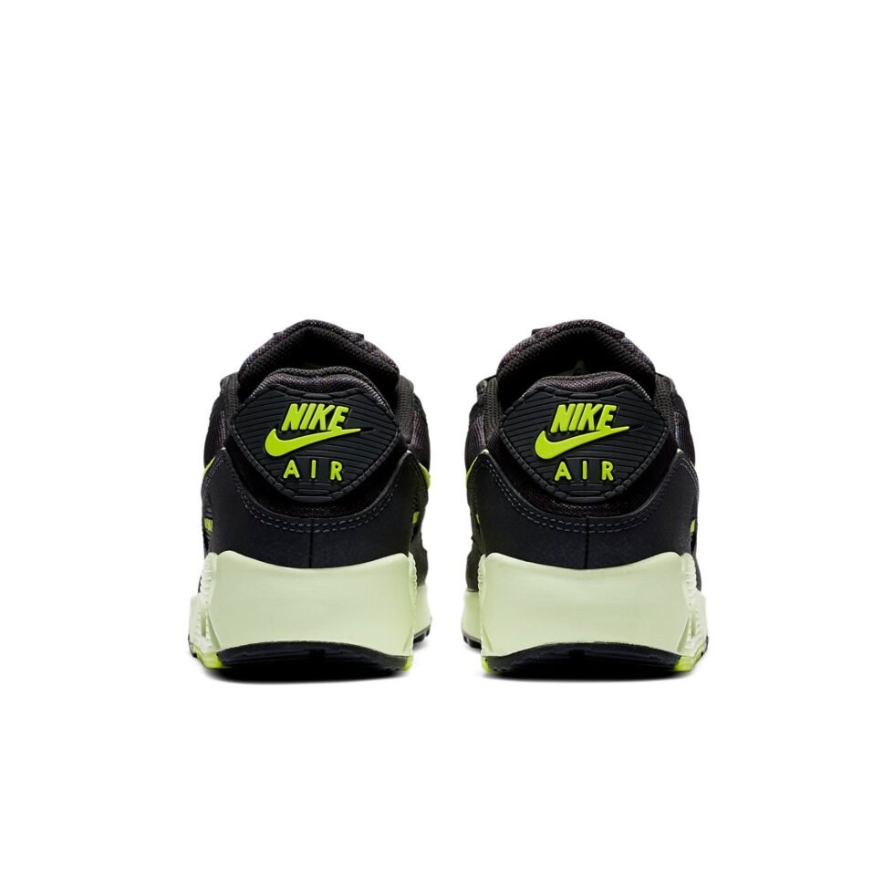 (WMNS) Nike Air Max 90 'Dark Smoke Grey Volt' CZ0378-001 - Image 5