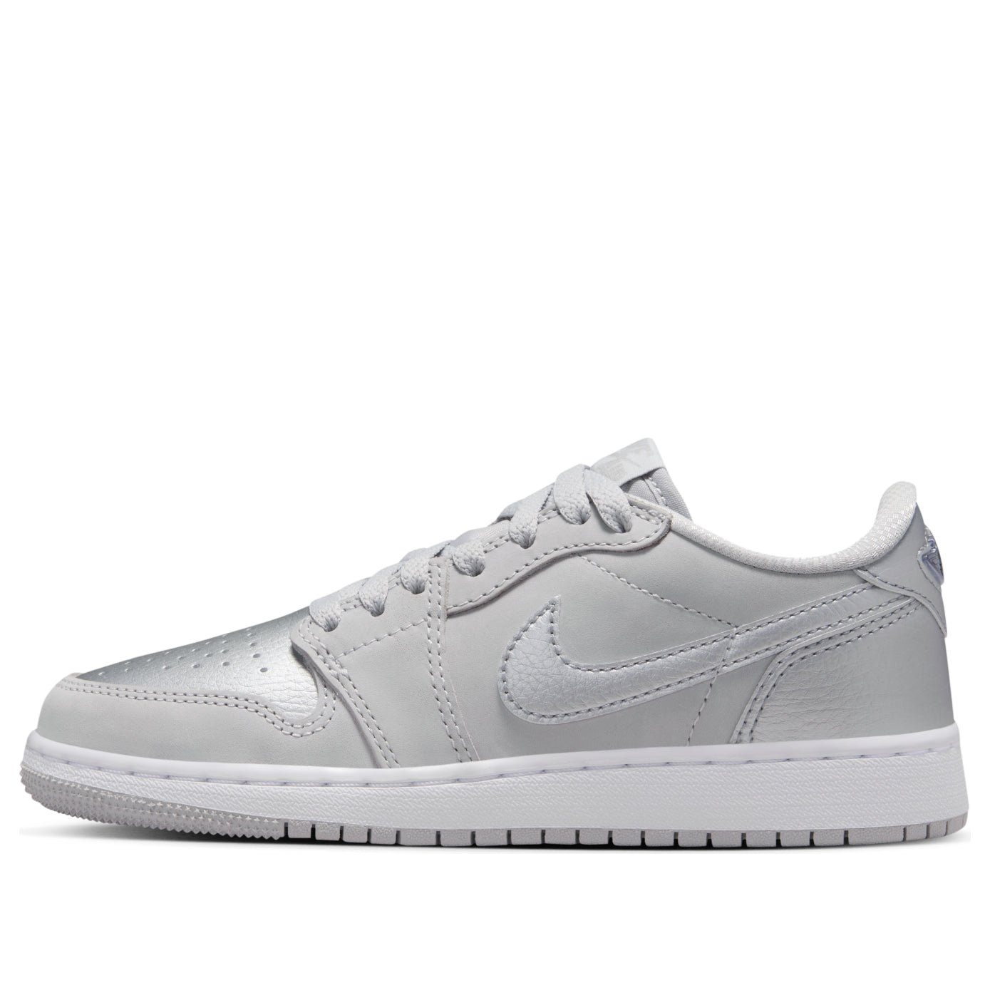 (GS) Air Jordan 1 Low OG 'Metallic Silver' CZ0858-002