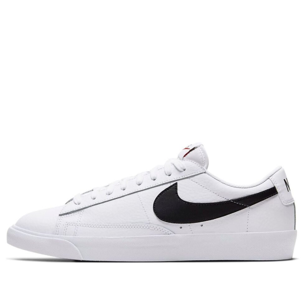 Nike Blazer Low Leather 'Black Swoosh' CZ1089-100
