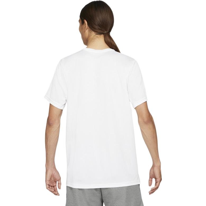 Nike Df Superset Top Ss Athleisure Casual Sports Running Round Neck Short Sleeve White CZ1220-100 - Image 4