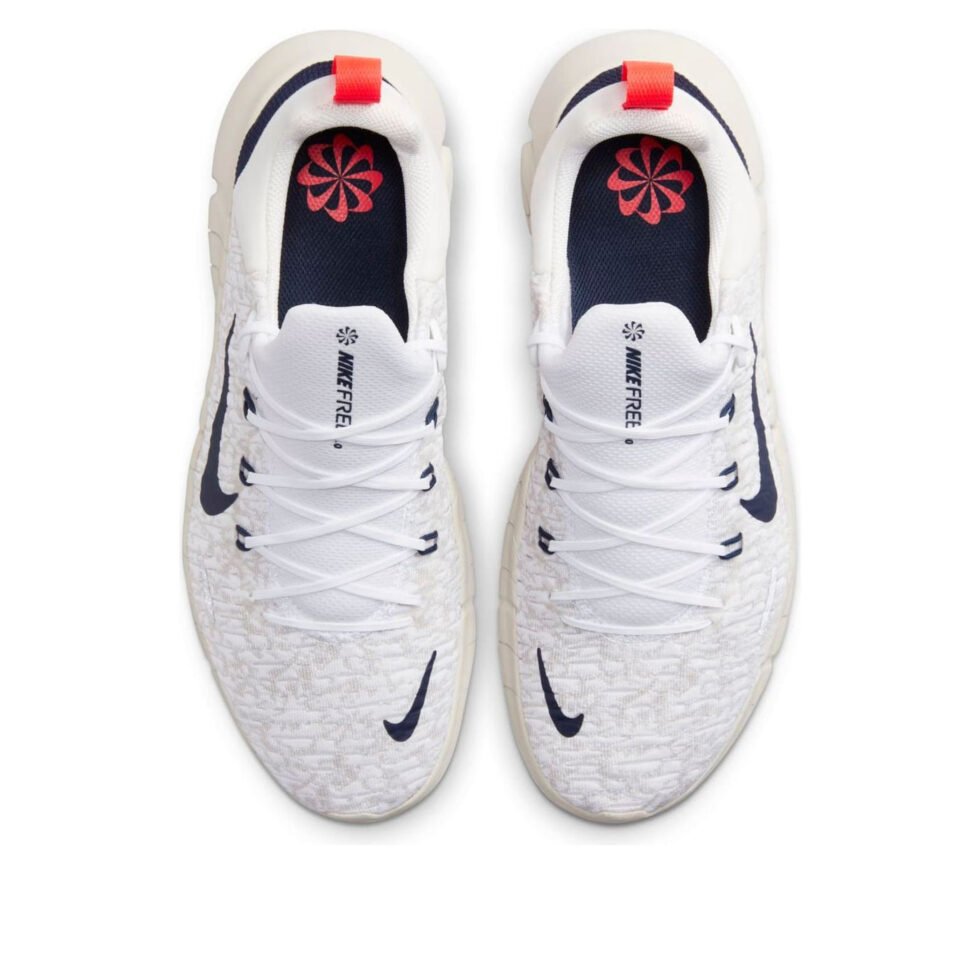 Nike Free Run 5.0 Next Nature 'White Obsidian Crimson' CZ1884-103 - Image 4