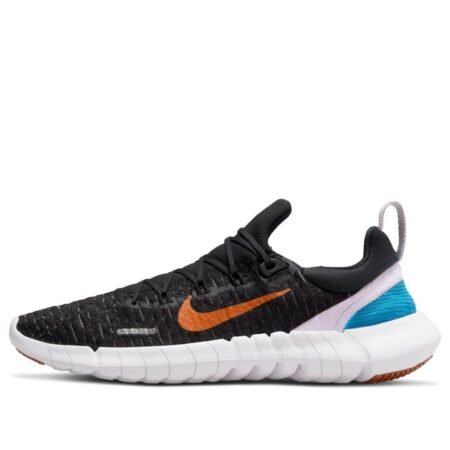 (WMNS) Nike Free Run 5.0 'Black Rush Orange' CZ1891-006