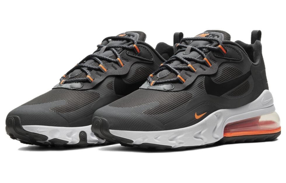 Nike Air Max 270 React 'Iron Grey Total Orange' CZ2528-001 - Image 3