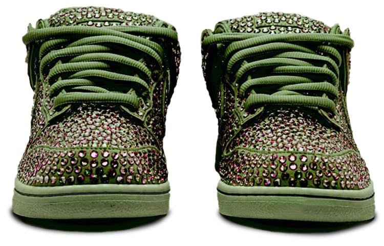 Nike x Cactus Plant Flea Market x Swarovski Dunk Low 'Spiral Sage' CZ2670-300 - Image 4