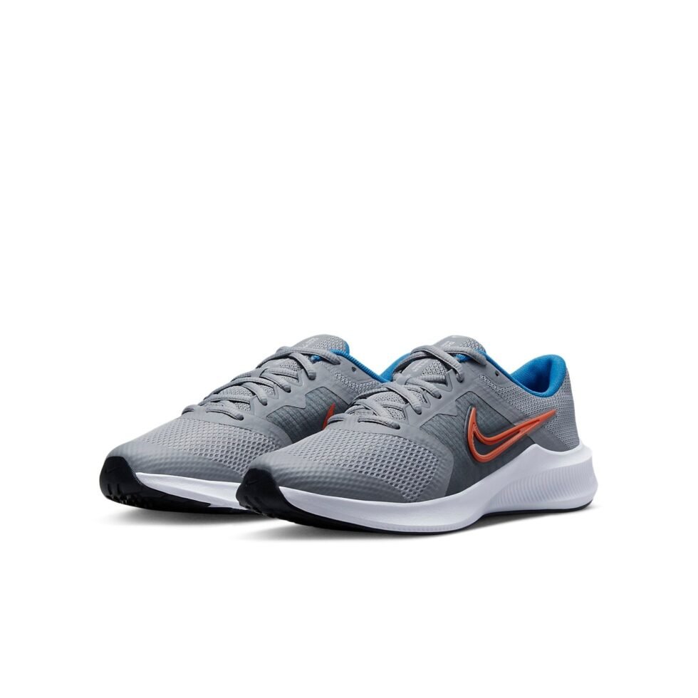 (GS) Nike Downshifter 11 'Particle Grey Orange' CZ3949-004 - Image 3