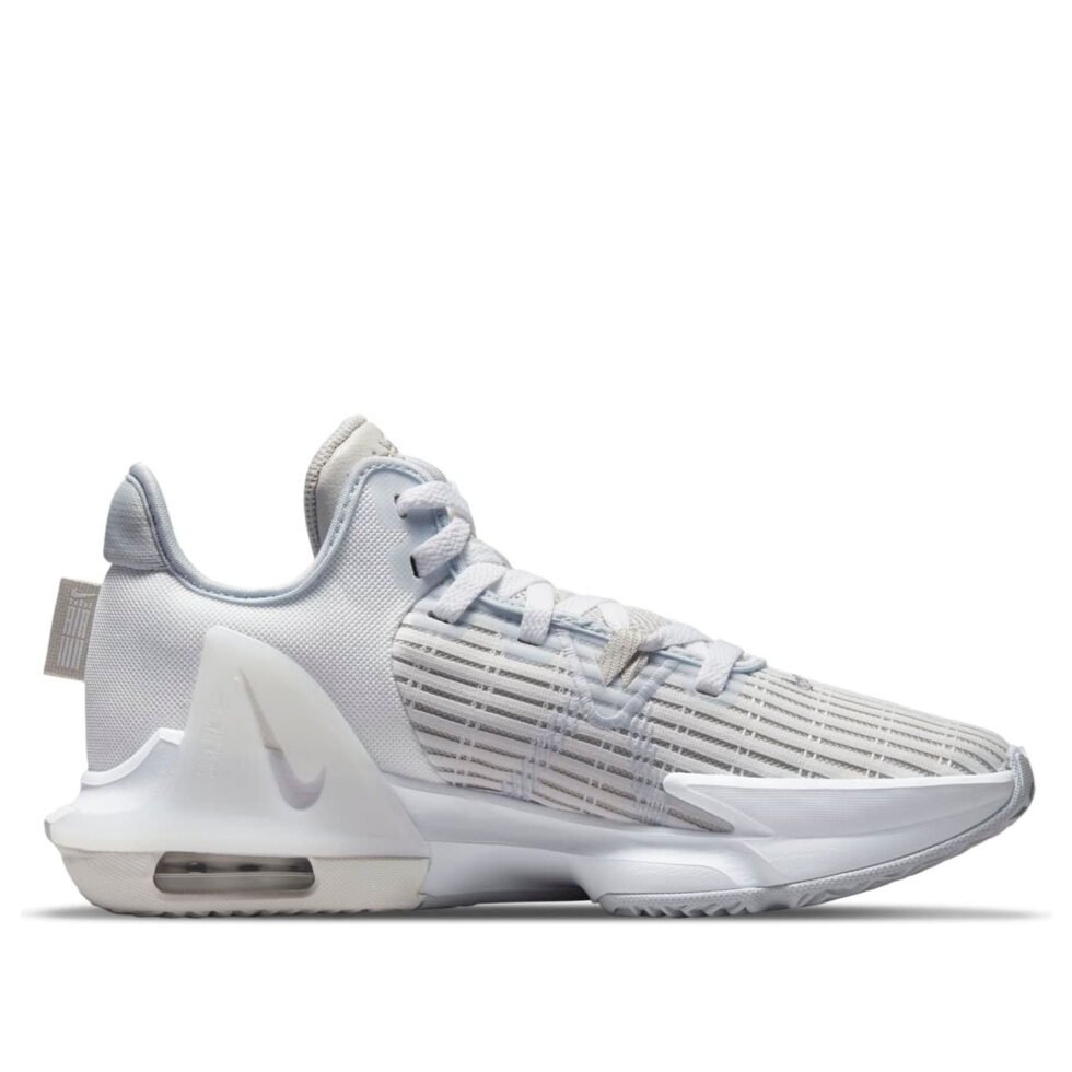 Nike LeBron Witness 6 'Summit White Metallic Pewter' CZ4052-102 - Image 2
