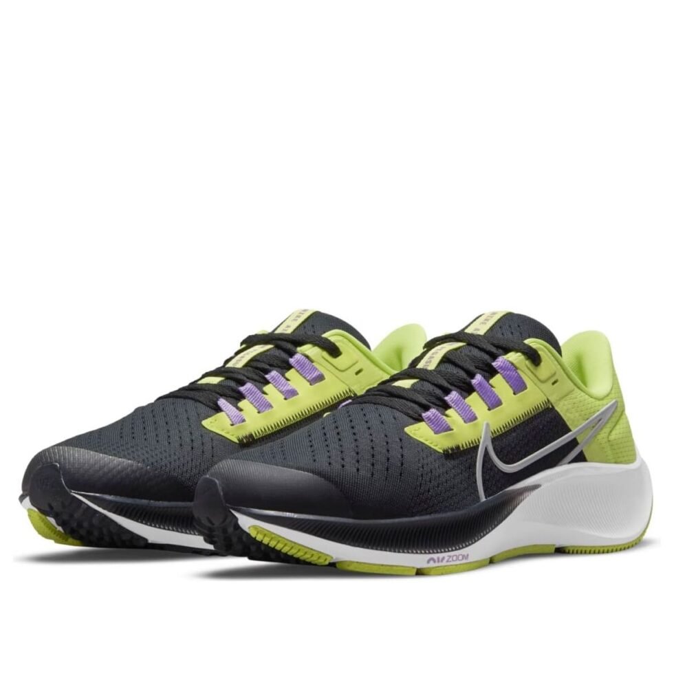(GS) Nike Air Zoom Pegasus 38 'Dark Smoke Grey Light Lemon Twist' CZ4178-012 - Image 3