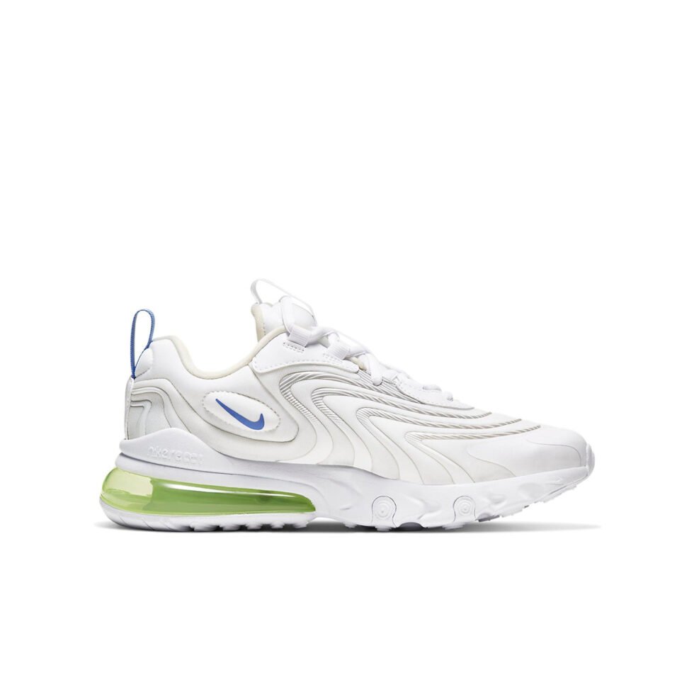 (GS) Nike Air Max 270 React ENG 'White Sapphire Laser Orange' CZ4215-100 - Image 2