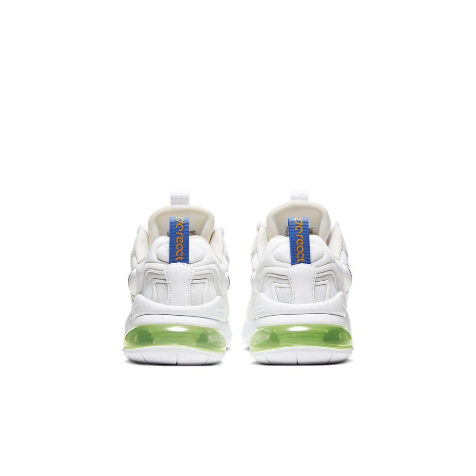 (GS) Nike Air Max 270 React ENG 'White Sapphire Laser Orange' CZ4215-100 - Image 5