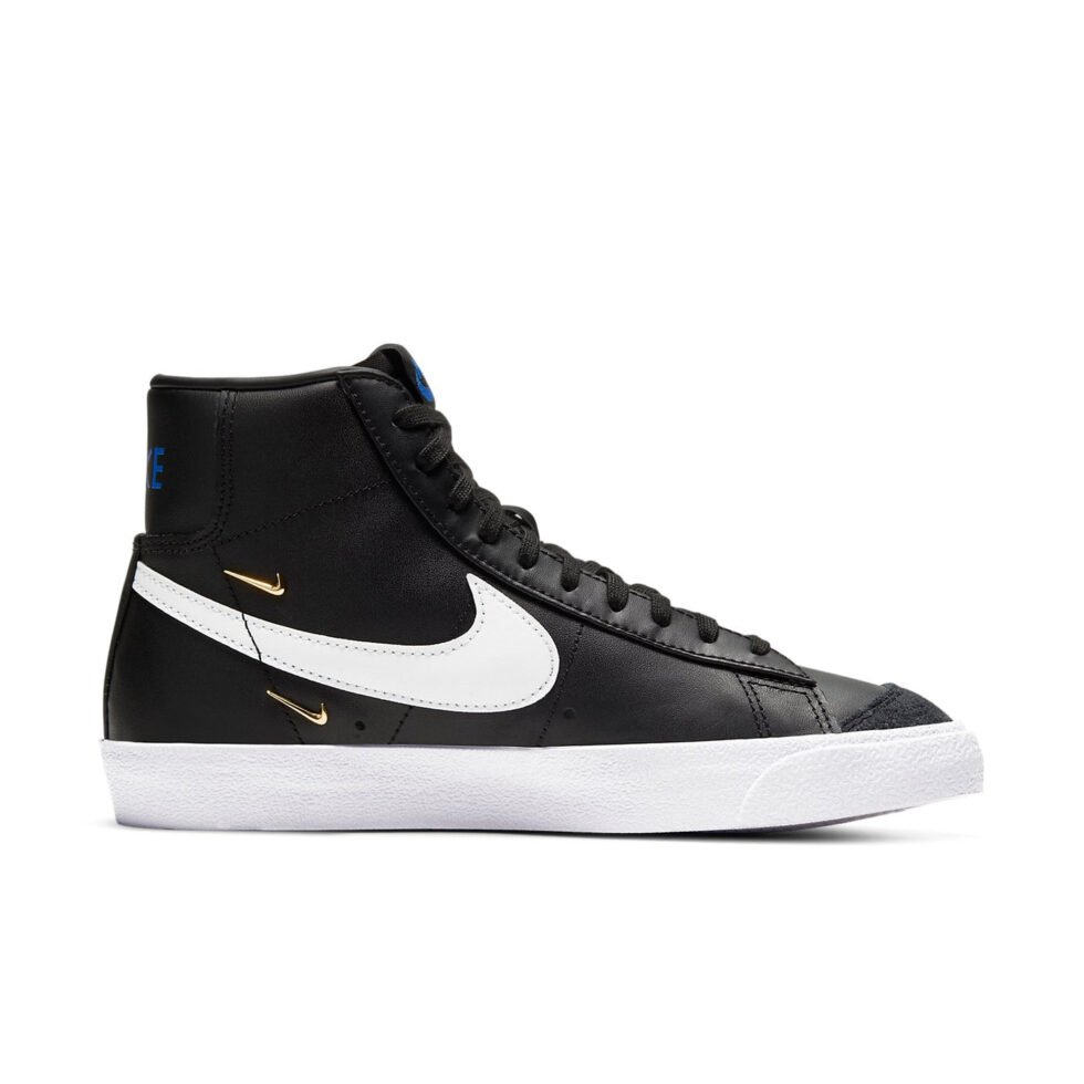 (WMNS) Nike Blazer Mid '77 SE 'Sisterhood - Black Metallic Gold' CZ4627-001 - Image 2